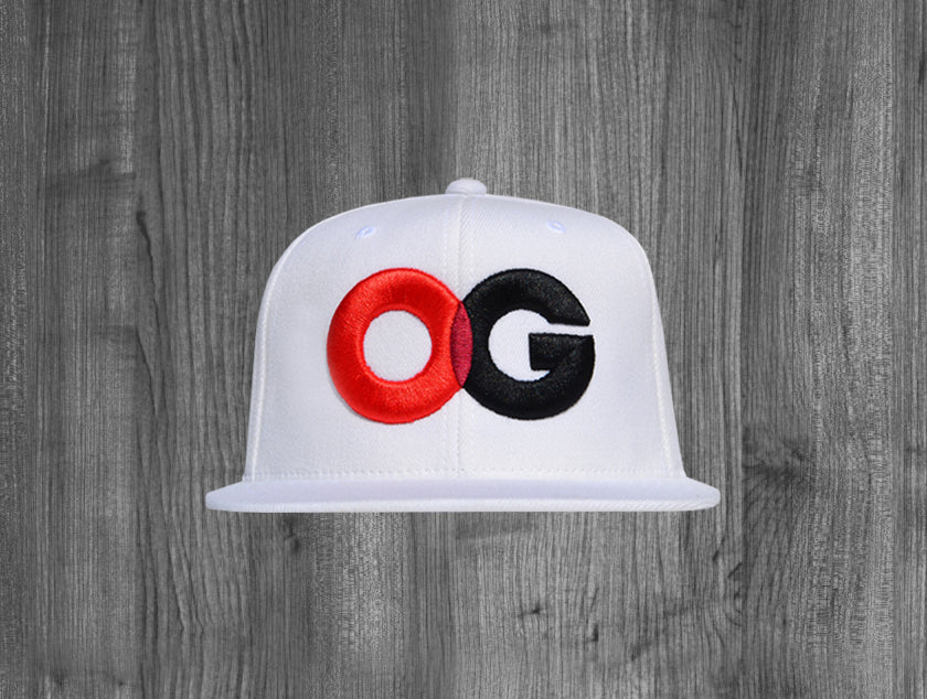 OG SNAP BACK. WHITE / RED & BLACK – Vandal-A.com