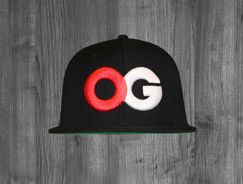 OG SNAP BACK. BLACK / RED & WHITE – Vandal-A.com