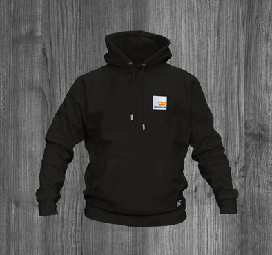VANDAL-A OG SUPER HOODY.  BLACK