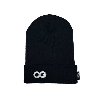 OG BEANIE.  BLACK / WHITE