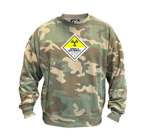 ANTI GRAVITY CREW SWEATSHIRT.  CAMO