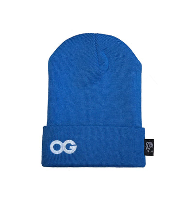 OG BEANIE.  CAROLINA / WHITE