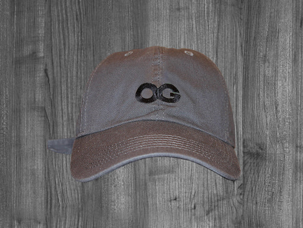 OG DAD HAT.  CHARCOAL GREY / BLACK