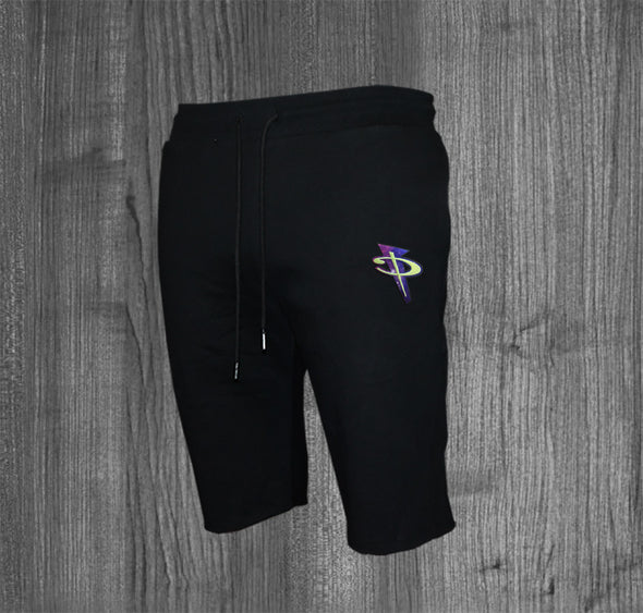 P SHORT.  BLACK / GALAXY