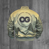 OG CREST BOMBER JACKET.  OLIVE