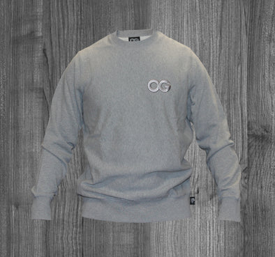 OG CREW SWEATSHIRT.  ALL GREY