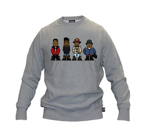 WRECKING CREW SWEATSHIRT.  HEATHER GREY