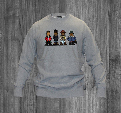 WRECKING CREW SWEATSHIRT.  HEATHER GREY