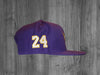 GOAT SNAP BACK.  PURPLE / WHITE & GOLD