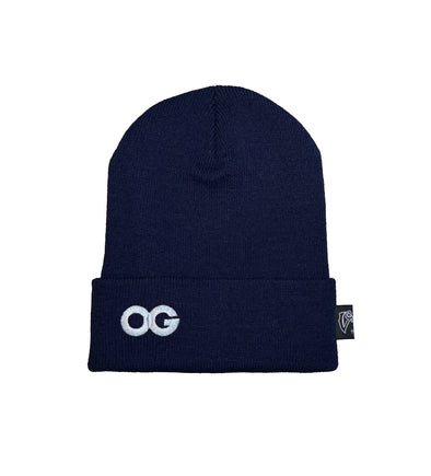 OG BEANIE.  NAVY / WHITE