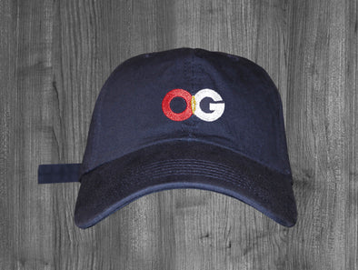 OG DAD HAT.  NAVY BLUE / OLYMPIC