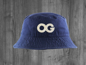 OG BUCKET HAT.  NAVY / WHITE