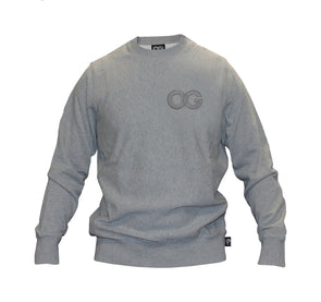 OG CREW SWEATSHIRT.  ALL GREY