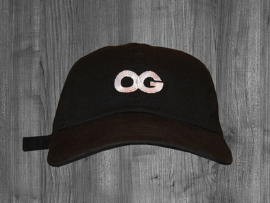 OG DAD HAT.  BLACK / WHITE