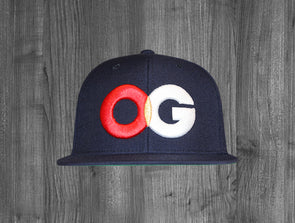 OG SNAP BACK.  NAVY / OLYMPIC