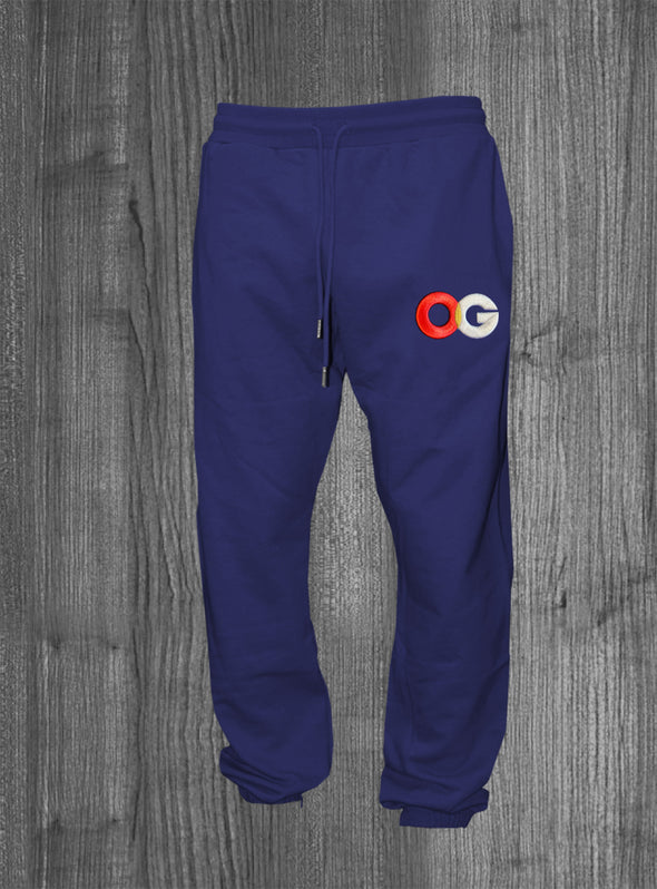 OG SWEATPANTS.  NAVY BLUE / OLYMPIC