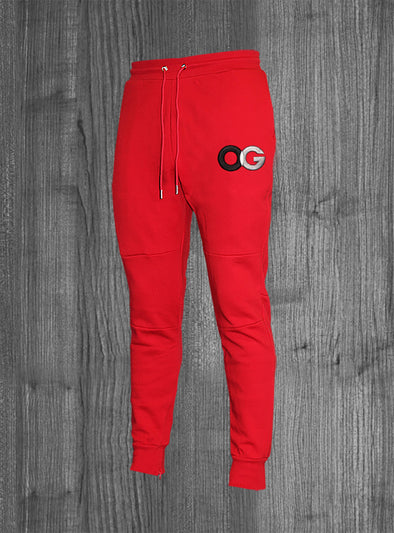 OG JOGGERS.  RED / BLACK, WHITE, GREY