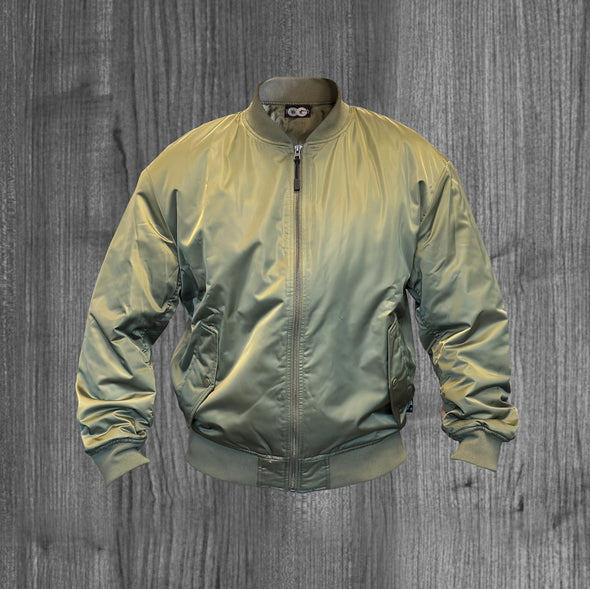 OG CREST BOMBER JACKET.  OLIVE