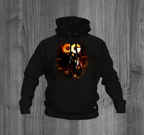 36 CHAMBERS SUPER HOODY.  BLACK