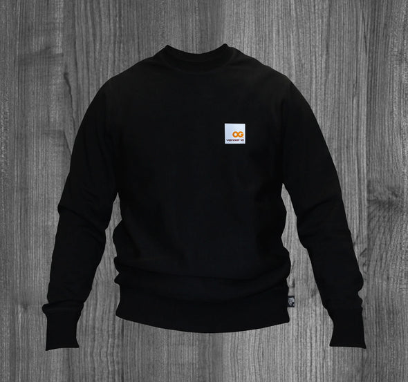OG / VANDAL-A CREW SWEATSHIRT.  BLACK