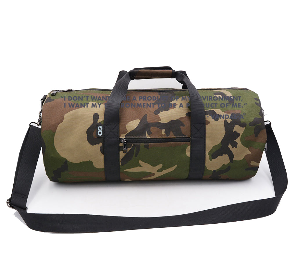 Dark Camo Duffel Bag. Camouflage Duffle Bag for Men. Duffel 