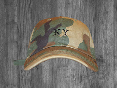 Vandal-A dad hat featuring Kanye inspired Feel like NY logo.