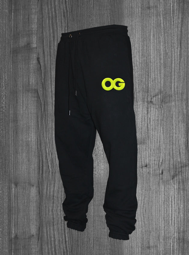 Men's Black M&N Box Logo Sweatpants