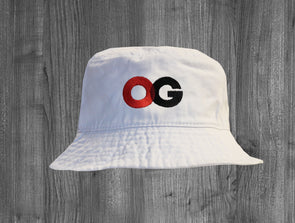 OG BUCKET HAT.  W/RED